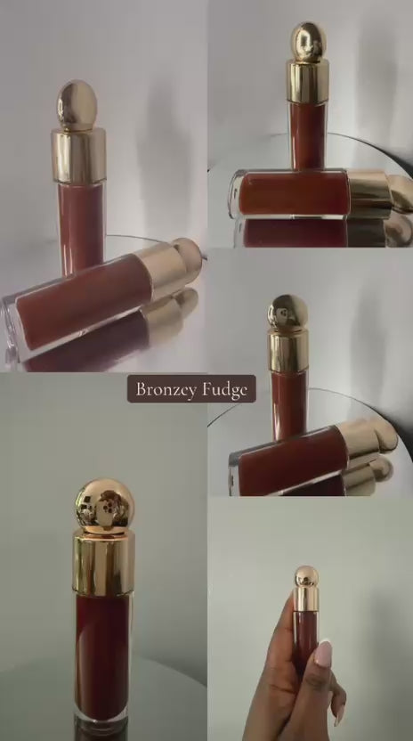 Bronzey Fudge lip gloss product display video