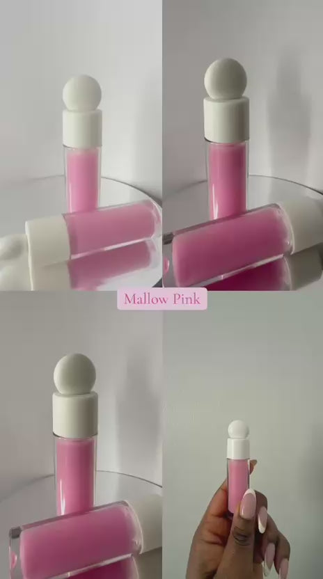 Mallow Pink lip gloss product display video